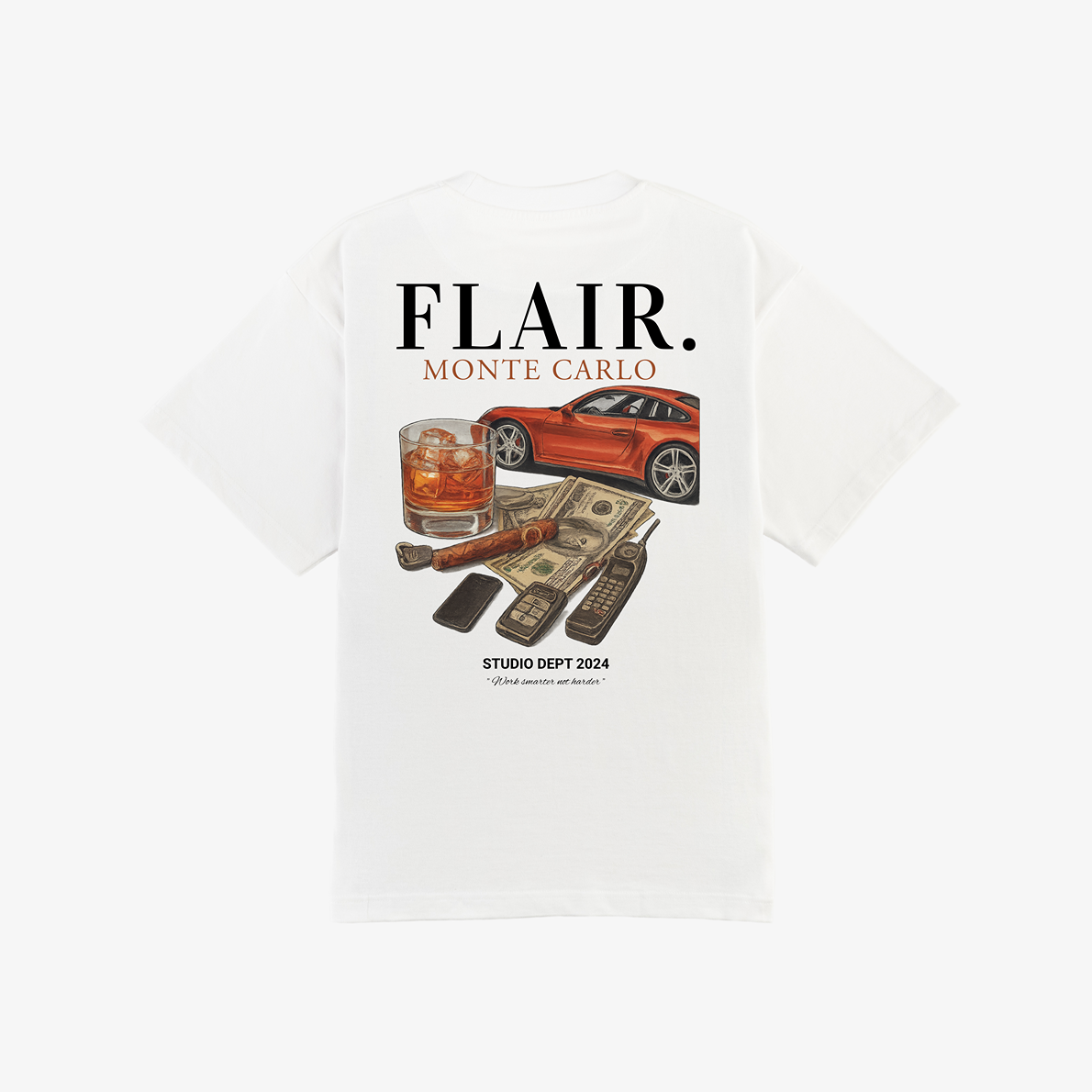 Studio Dept T-shirt White - Monte Carlo
