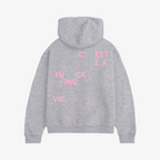 C'est La Vie Hoodie - Pink edition