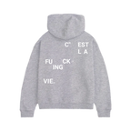 C'est La Vie  Hoodie - White edition